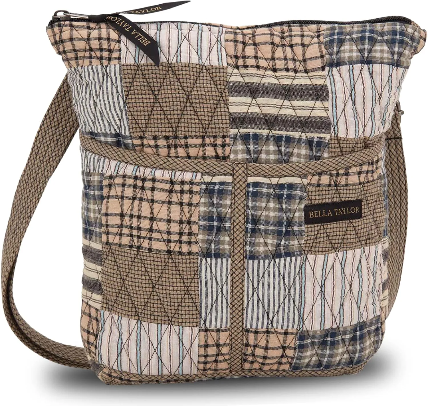 Bella Taylor Hipster Crossbody Purse for Women | Medium Size Shoulder Bag with Adjustable Strap
