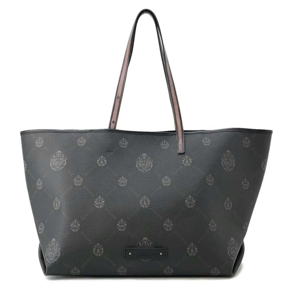 Berluti Pure Signature Tote Bag Black224634 PVC Leather