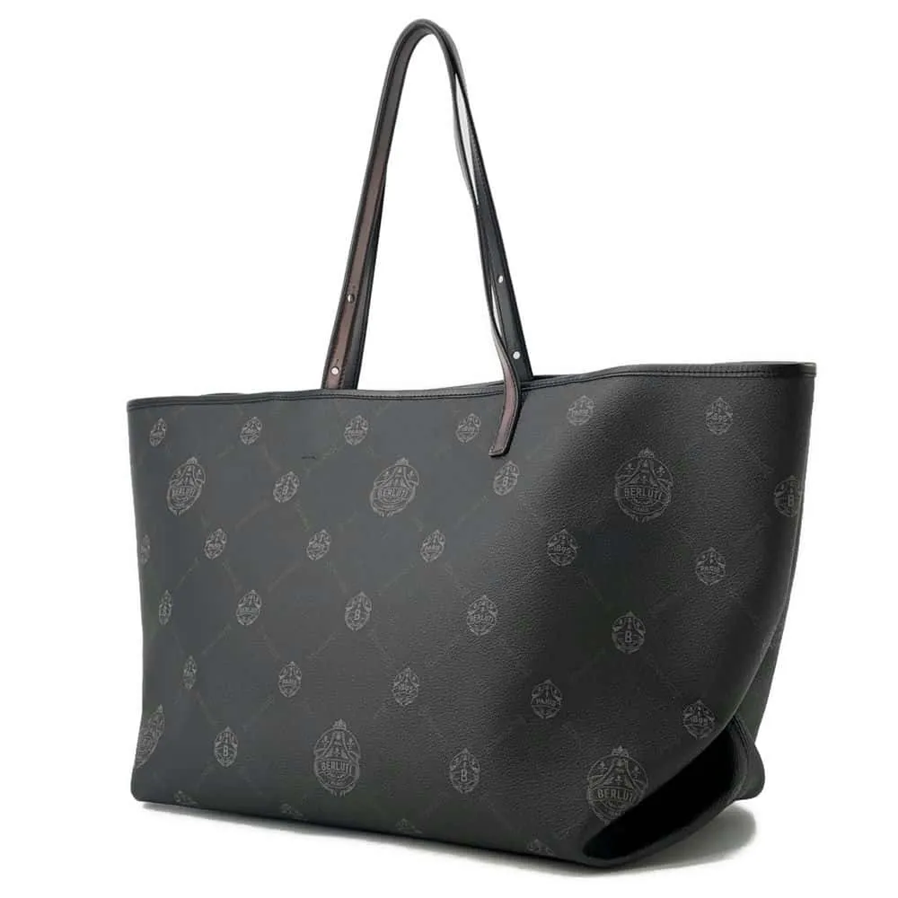 Berluti Pure Signature Tote Bag Black224634 PVC Leather