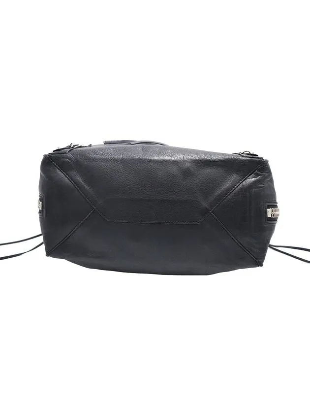 Black 357330 Balenciaga Reliable shipping Papier Price-busting Around Calfskin Zip Tote Bag A5 Balenciaga