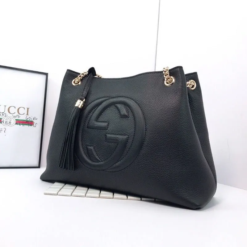 Black Soho - Most-ordered Tote Smart-enabled Chain Bag ESMEE