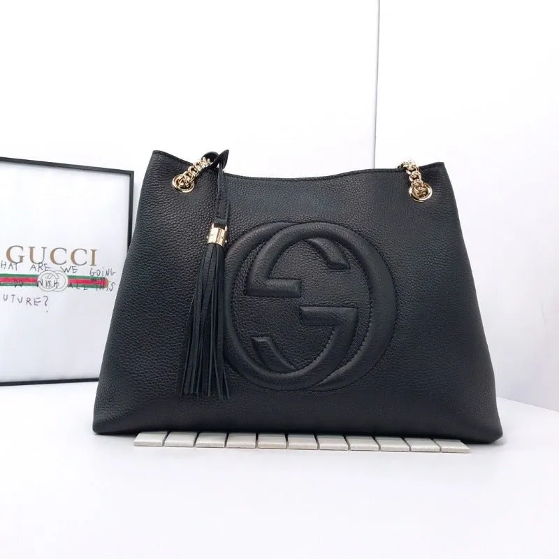 Black Soho - Most-ordered Tote Smart-enabled Chain Bag ESMEE