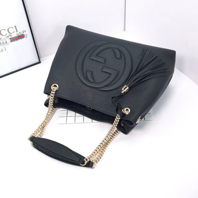 Black Soho - Most-ordered Tote Smart-enabled Chain Bag ESMEE