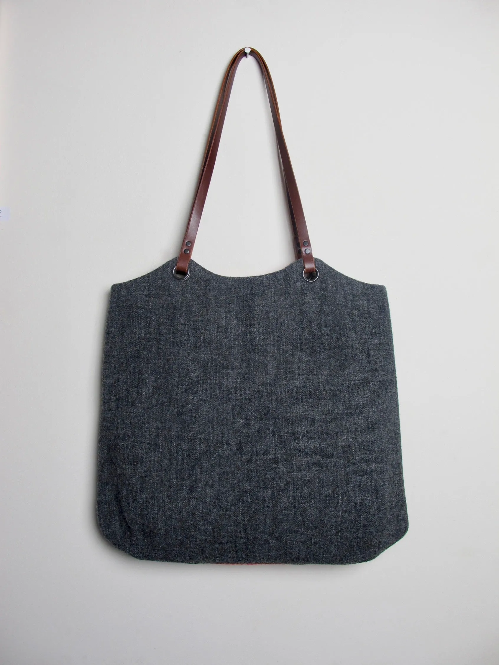 Blockwork Tote Bag - red stripe III