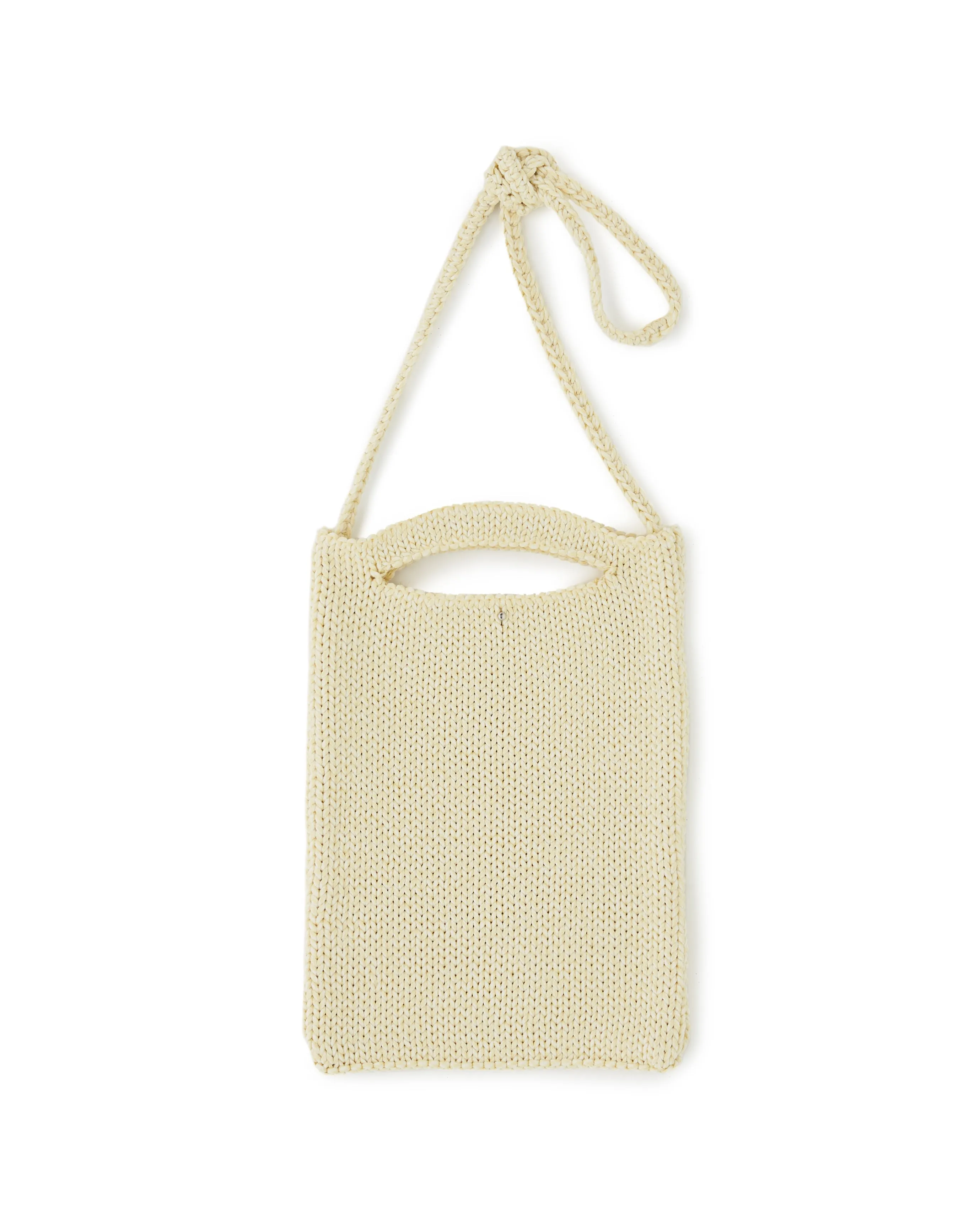 BRAIDED TOTE BAG [CREAM]