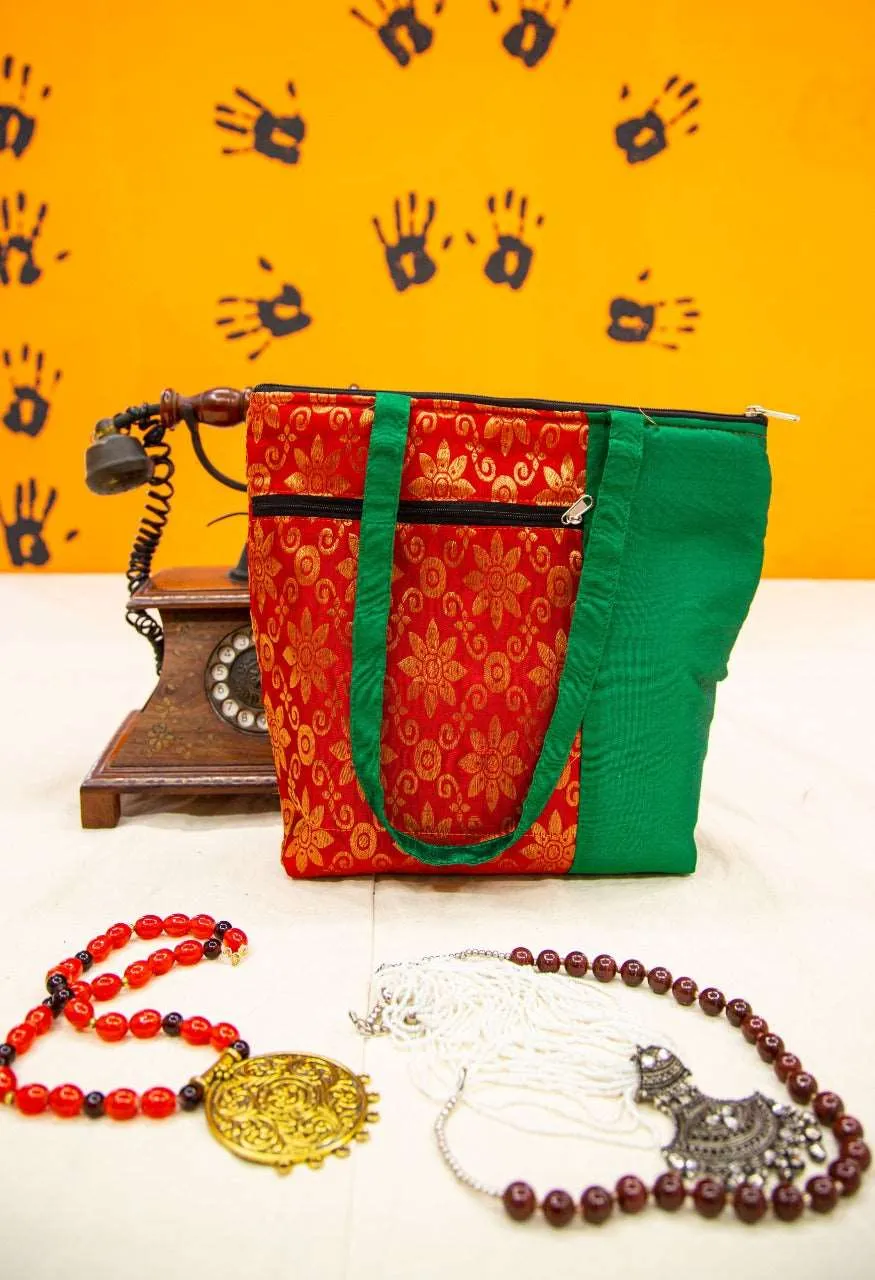 Brocade Handbags-SHB1011