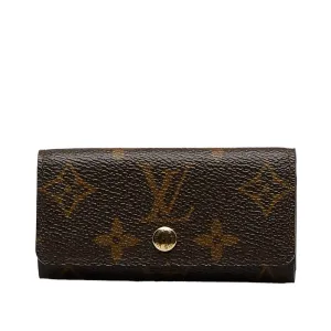 Brown M69517 Louis Holder in Monogram Case Key Vuitton Affordable Fully automated