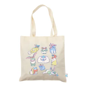 Bunny Land Calico Tote Bag