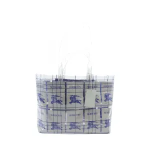 Burberry PVC Coated Canvas Tote Bag