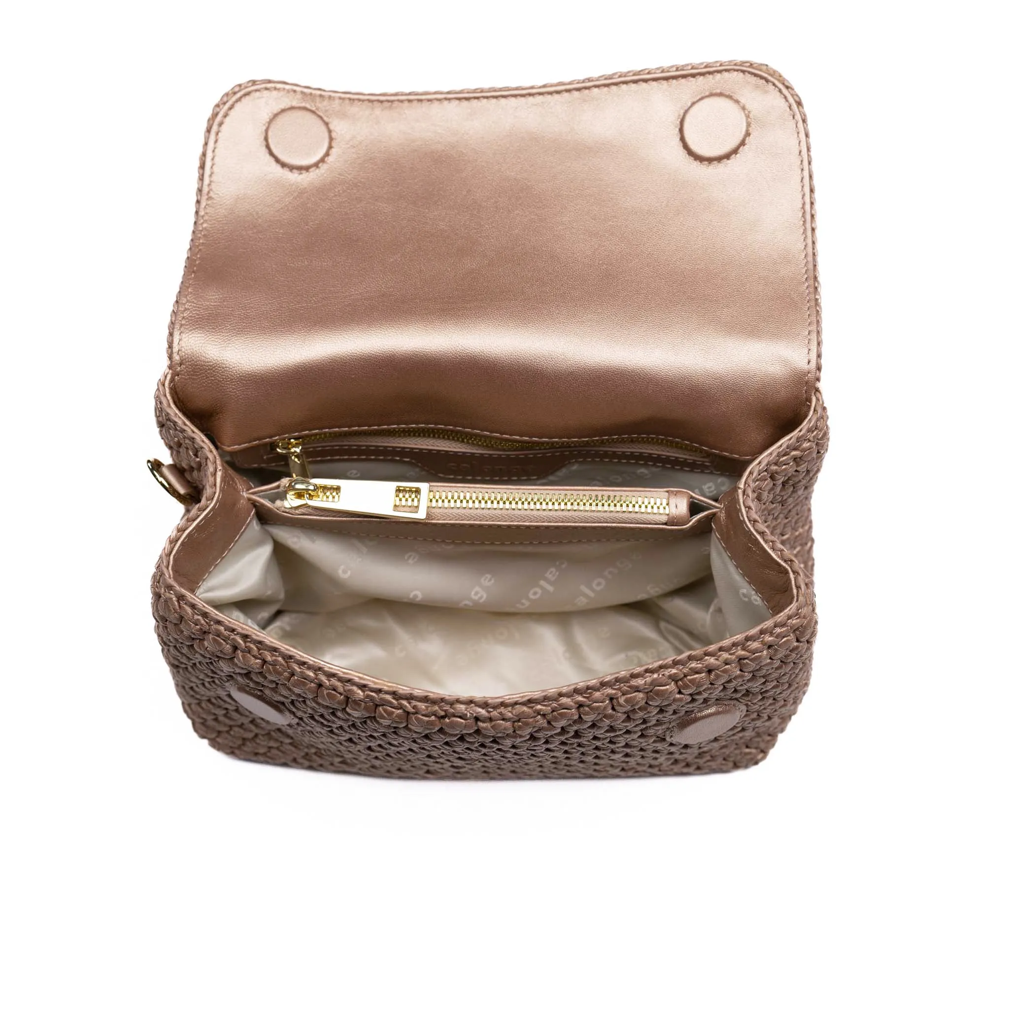 CA 571 - OCTO SLING BAG - METALLIC ROSE GOLD