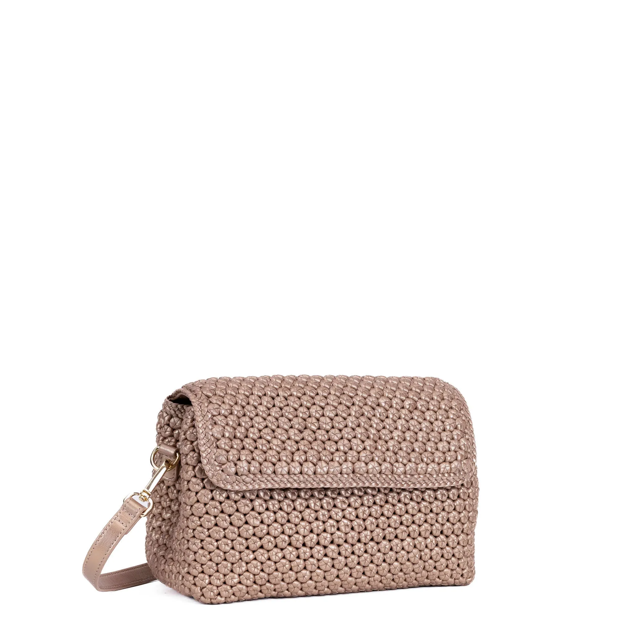 CA 571 - OCTO SLING BAG - METALLIC ROSE GOLD
