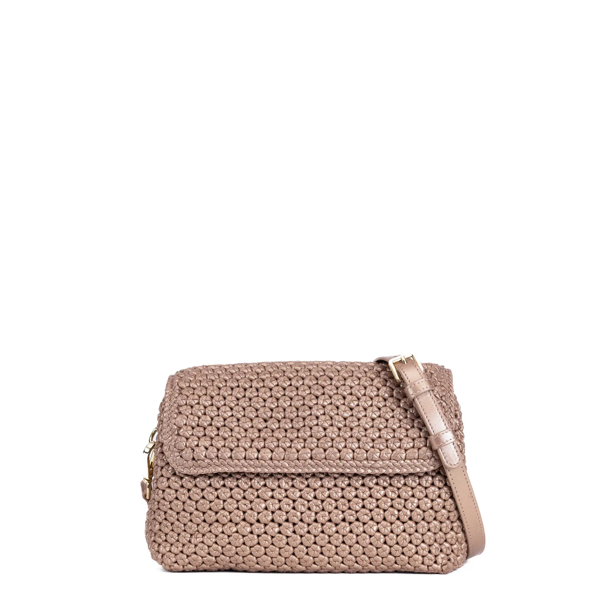 CA 571 - OCTO SLING BAG - METALLIC ROSE GOLD