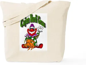 CafePress Cajun Mardi Gras Tote Bag Reusable Natural Beige Canvas Shopping Bag