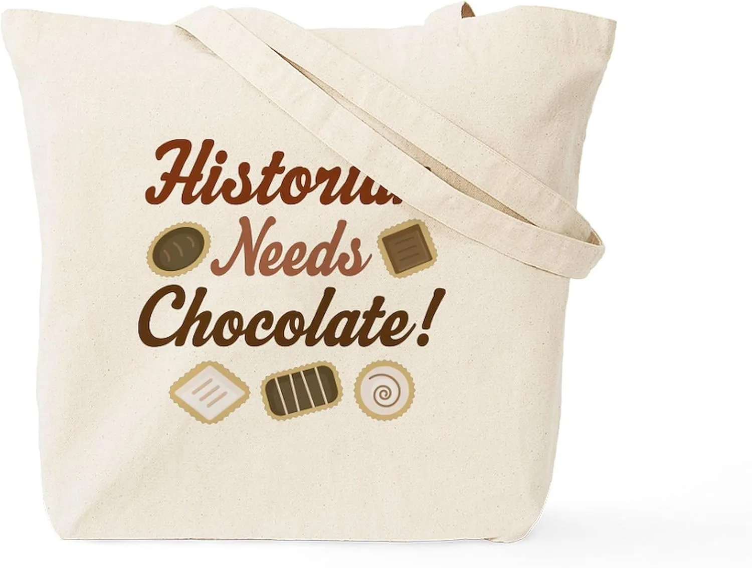 CafePress Historian Gift Funny Tote Bag Reusable Natural Beige Canvas Shopping Bag