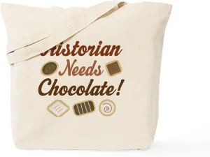 CafePress Historian Gift Funny Tote Bag Reusable Natural Beige Canvas Shopping Bag
