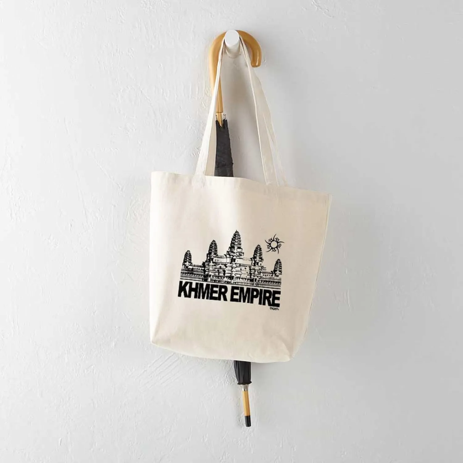 CafePress Tote Bag Reusable Natural Beige Canvas Shopping Bag