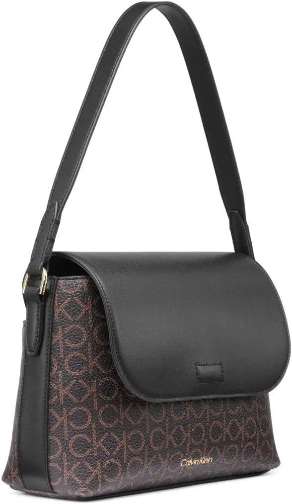 Calvin Klein Women's Millie 2 in 1 Flap Shoulder Bag & Crossbody