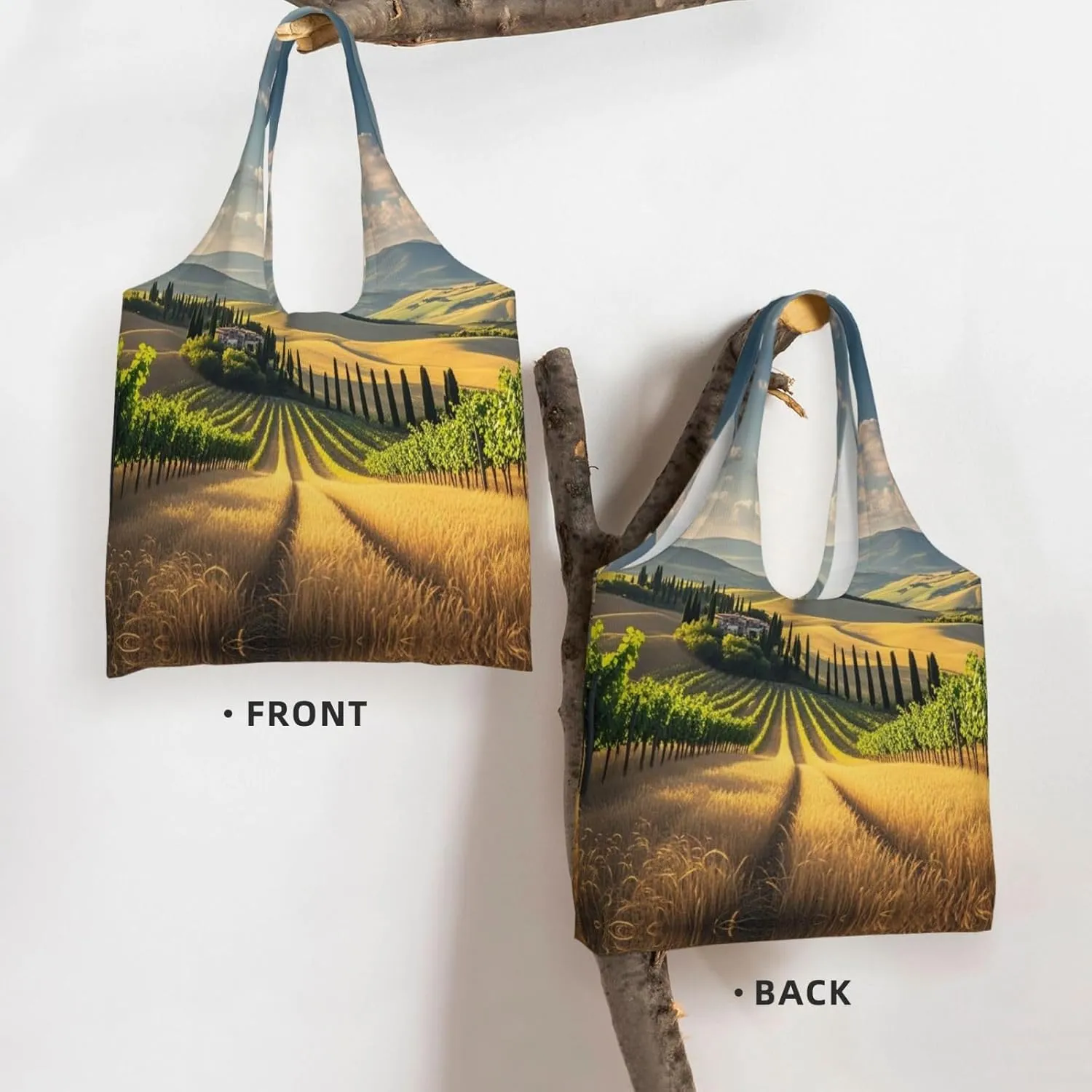 Canvas Tote Bag Lightweight Reusable Grocery Shopping Bag Ocean Sea Animal Shark Handbag for Women Men