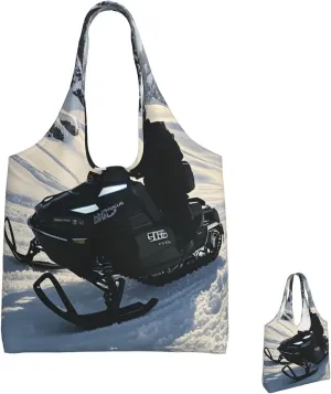 Canvas Tote Bag Lightweight Reusable Grocery Shopping Bag Teal Grey and White Floral Handbag for Women Men