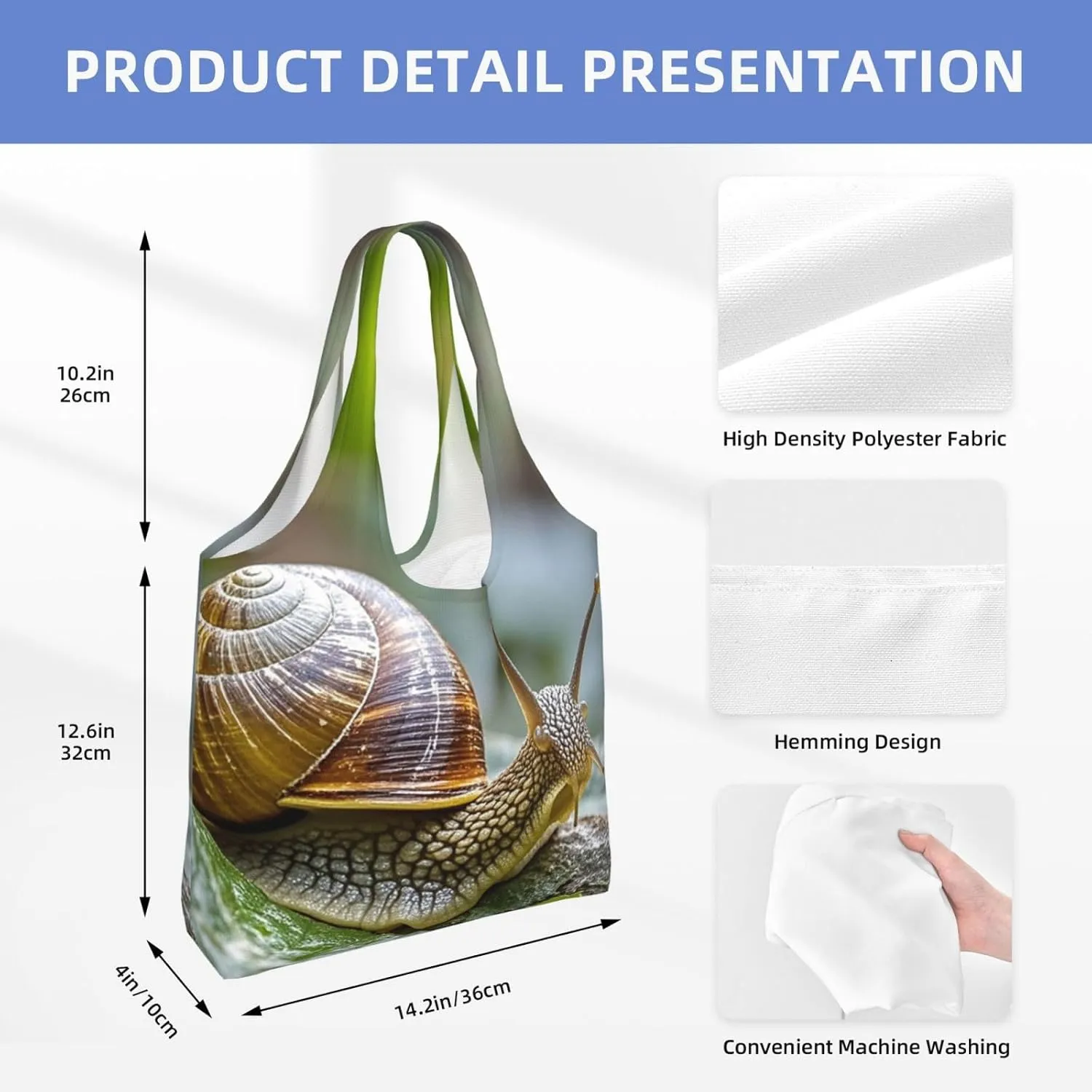 Canvas Tote Bag Lightweight Reusable Grocery Shopping Bag Xmas Tree Branch Bear Doll Handbag for Women Men