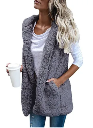 Casual Faux Waistcoat - Grey