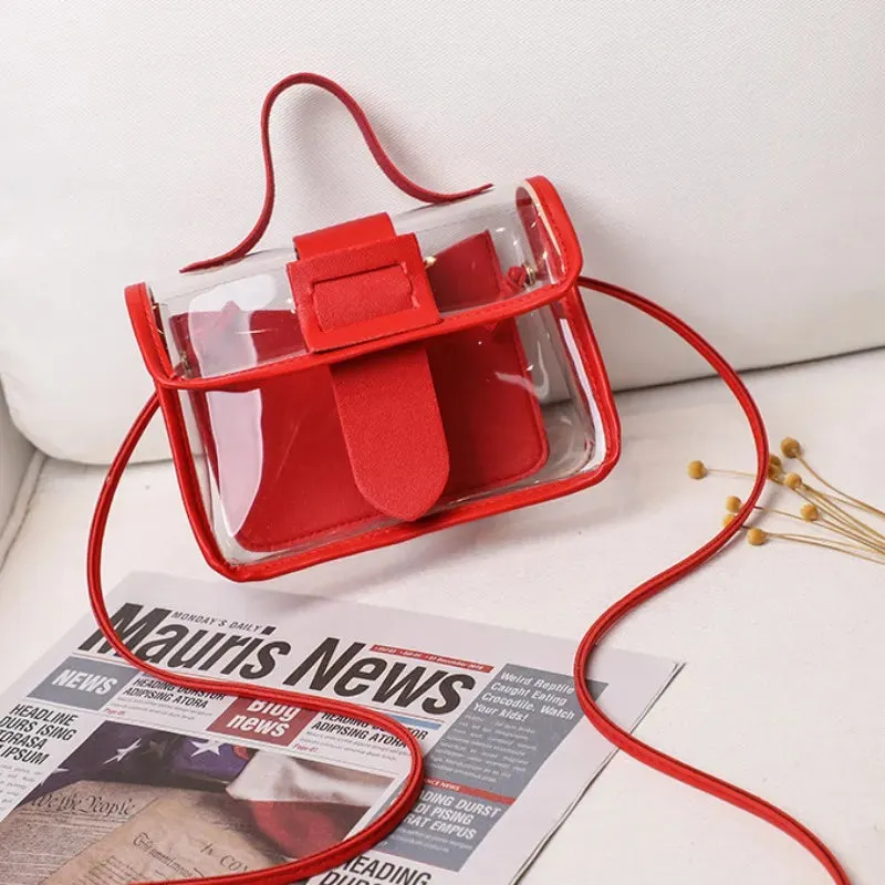 Casual Transparent Crossbody Bags
