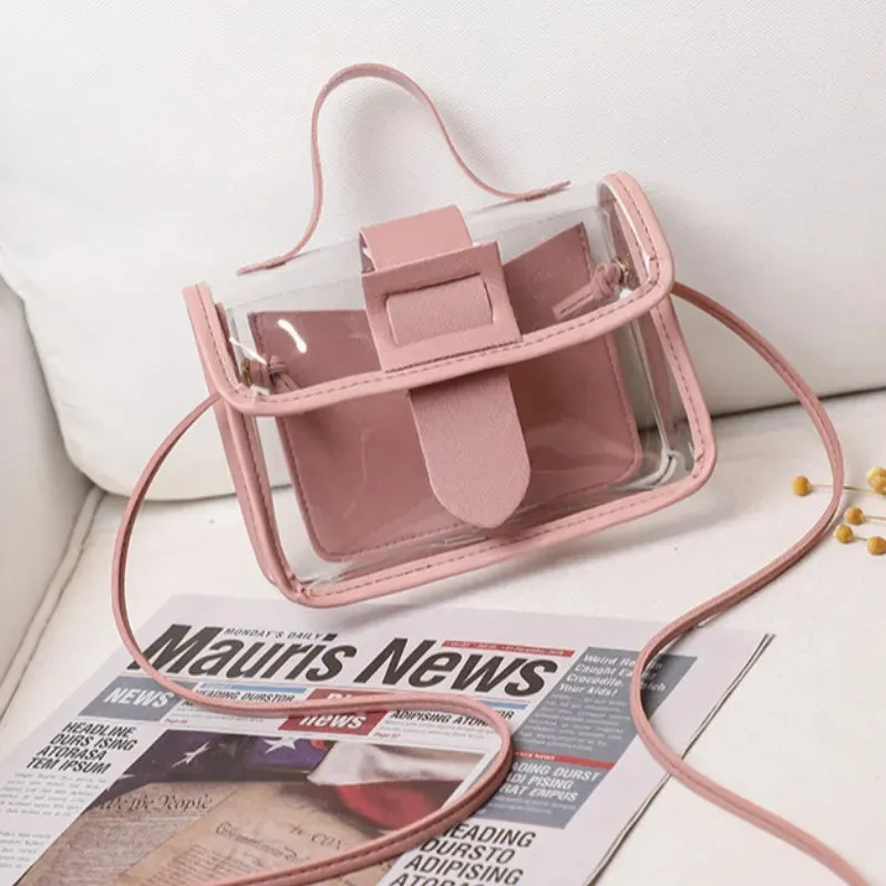 Casual Transparent Crossbody Bags