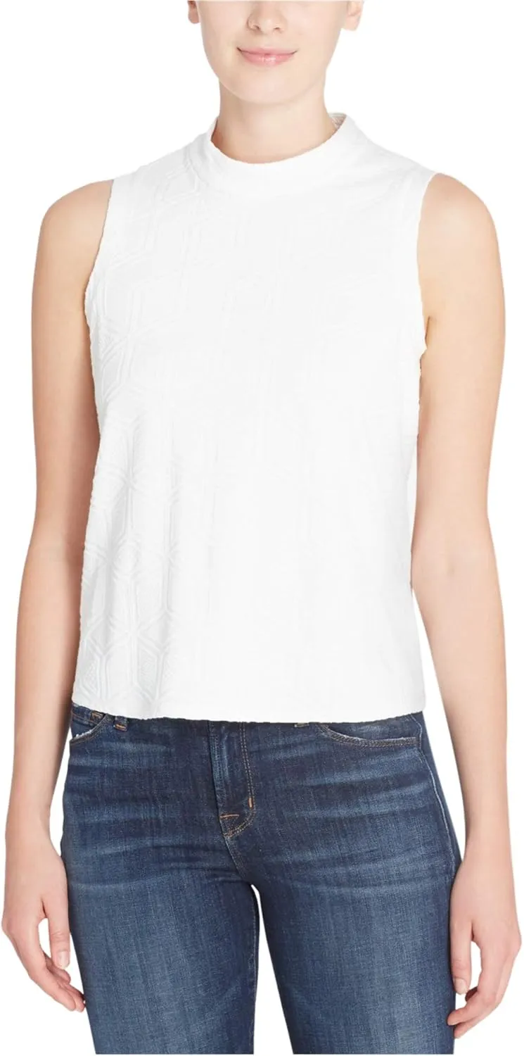 Catherine Malandrino Womens Textured Knit Blouse