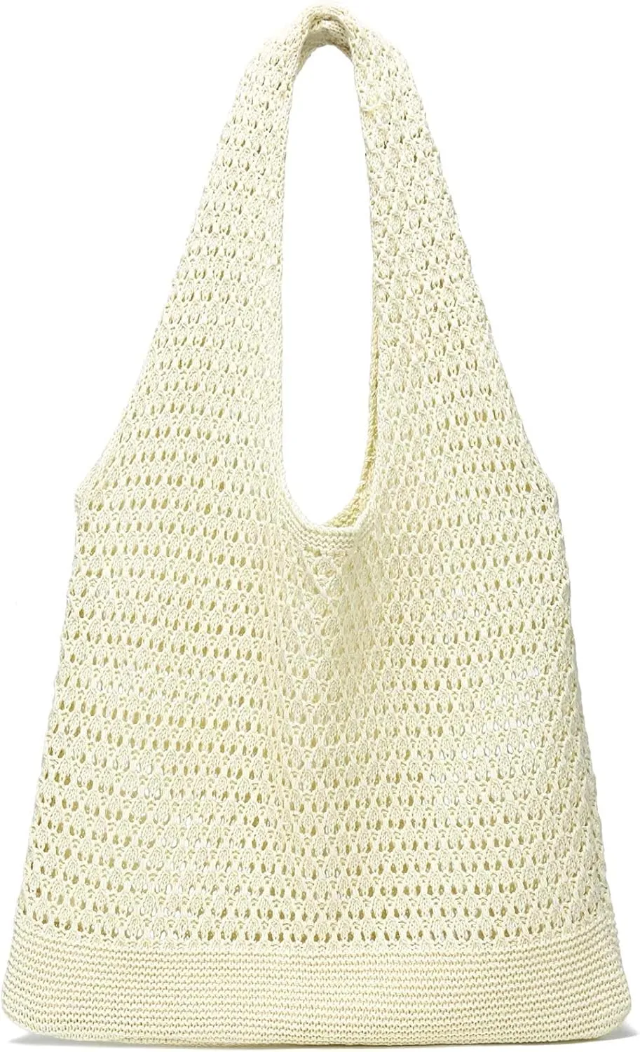 CATMICOO Crochet Beach Bag Tote: Small Knit Bag Summer Shoulder Bag for Vacation