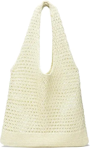 CATMICOO Crochet Beach Bag Tote: Small Knit Bag Summer Shoulder Bag for Vacation