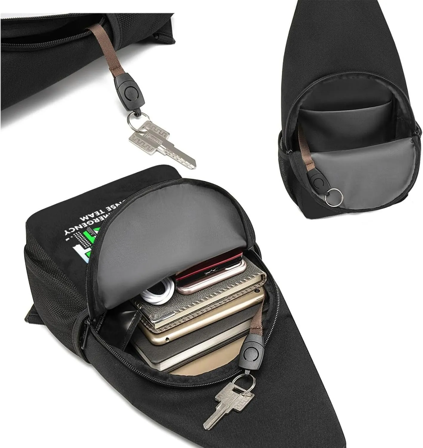 Cert Community Emergency Response Team Chest Pack Leisure Shoulder Crossbody Chest Bag