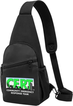 Cert Community Emergency Response Team Chest Pack Leisure Shoulder Crossbody Chest Bag