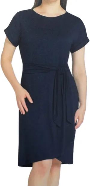 Chaps Women's Short Sleeves Crewneck Knit Dress