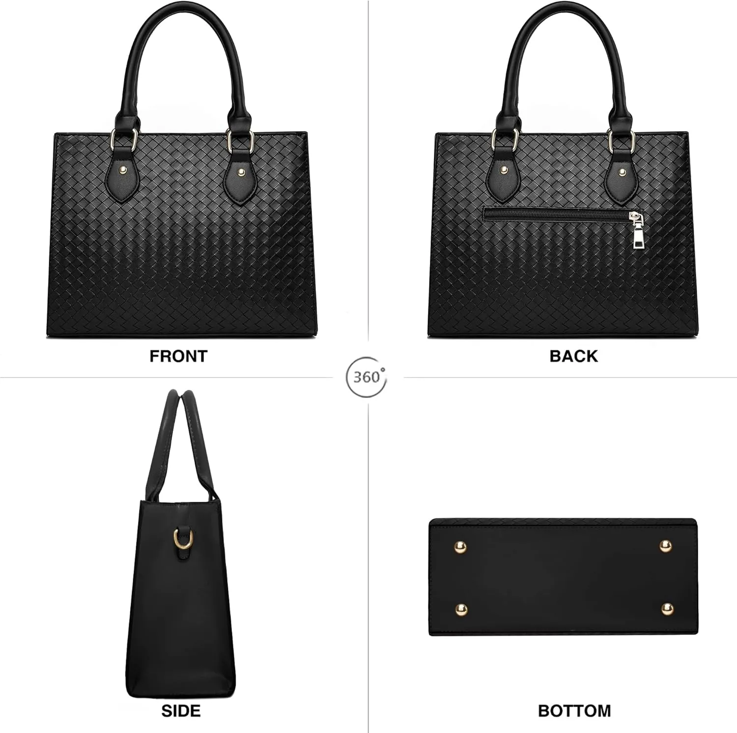 CHICAROUSAL Crossbody Purses and Handbags for Women PU Leather Tote Top Handle Satchel Shoulder Bags
