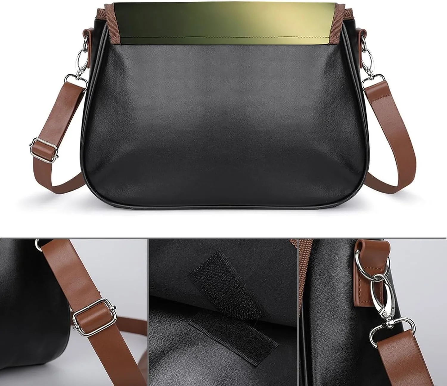 Chocolate Chip Crossbody Bags for Women,PU Leather Tote Bag for Women,Shoulder Bag Purse for Work Shopping Travel