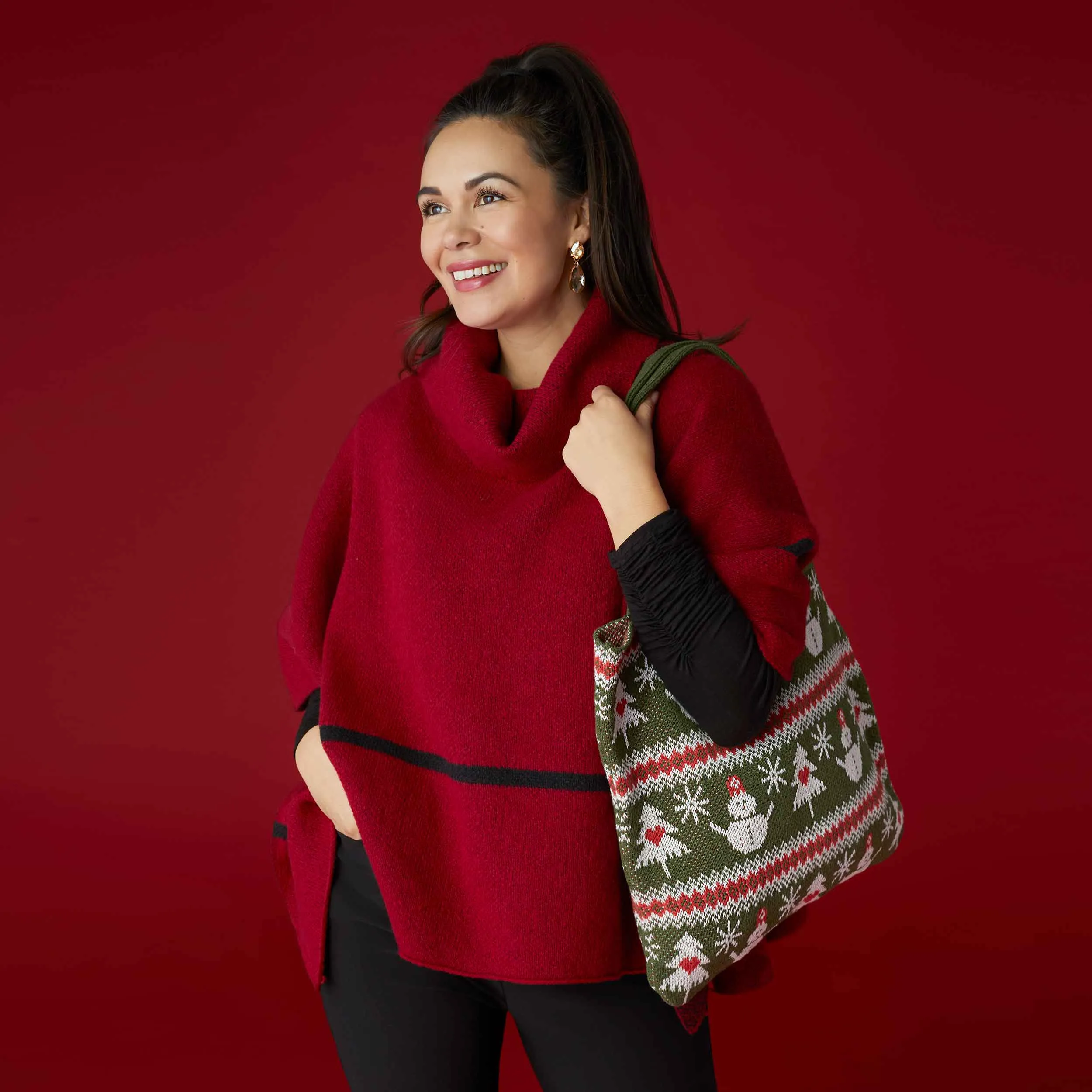 Christmas Shopper Tote - Final Sale