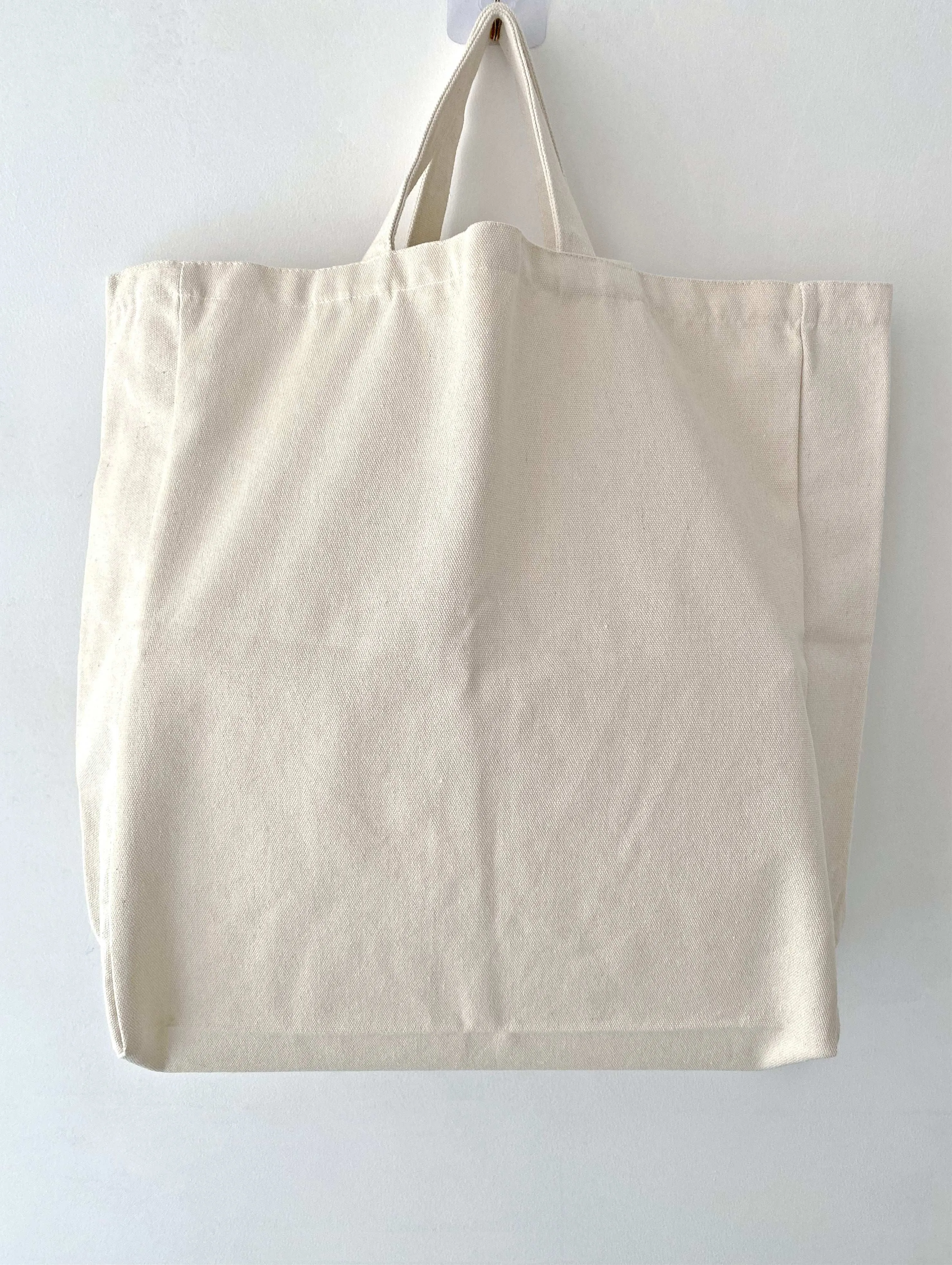Circle Patch Cotton Tote
