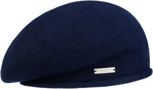 Classic Uni Knit Beret Women Navy One Size