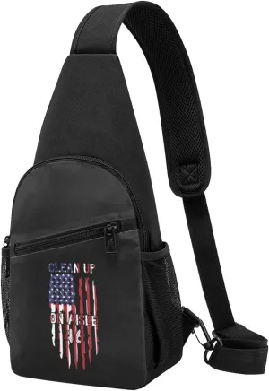 Clean Up On Aisle 46 Chest Pack Leisure Shoulder Crossbody Chest Bag