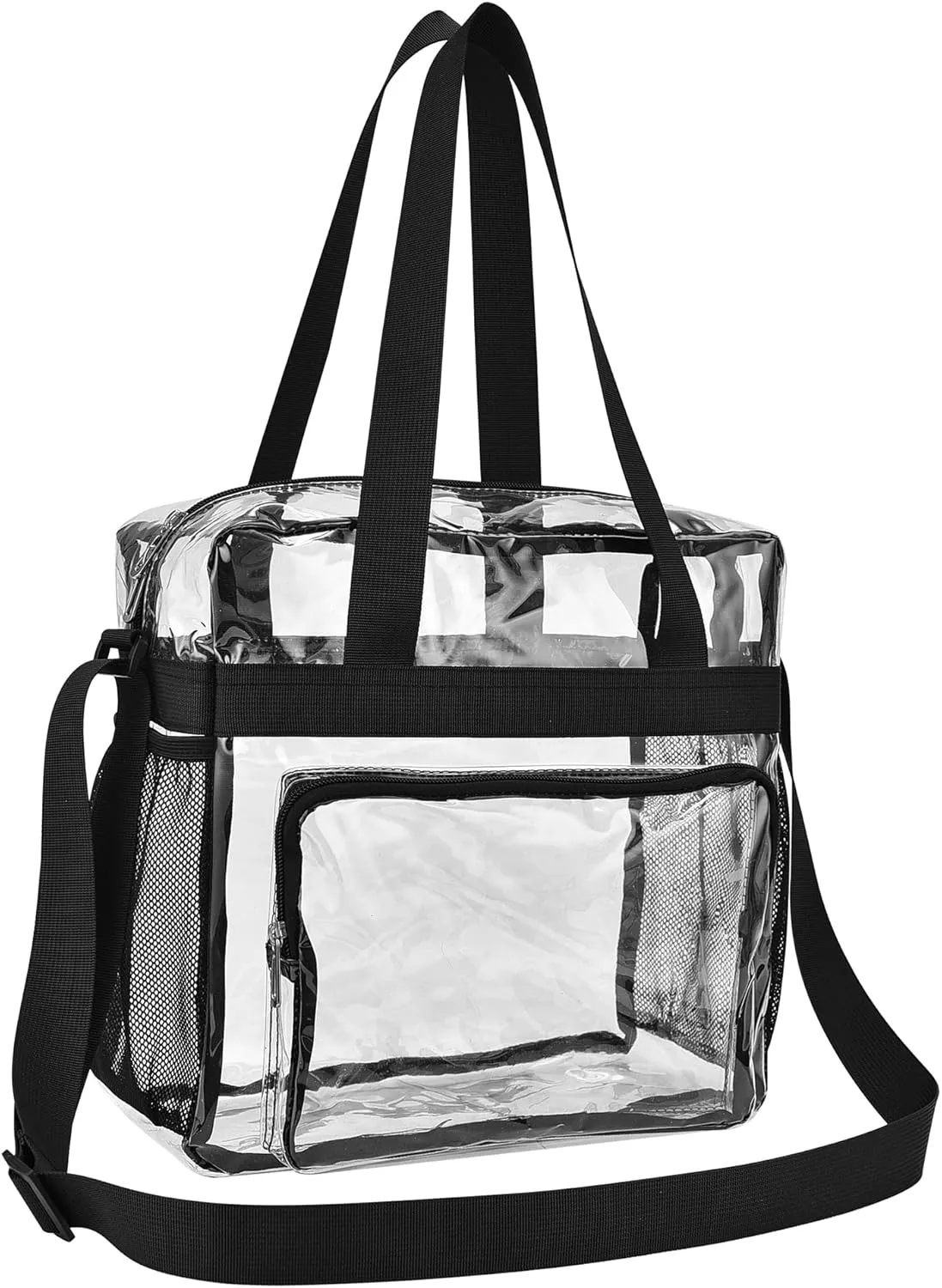 Clear Bag for Stadium Events 12×6×12 Clear Tote Bag for Concert,Sport,Festival