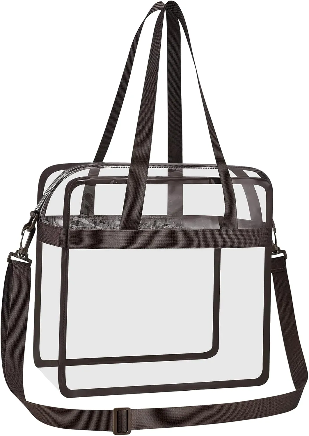 Clear Bag for Stadium Events 12×6×12 Clear Tote Bag for Concert,Sport,Festival