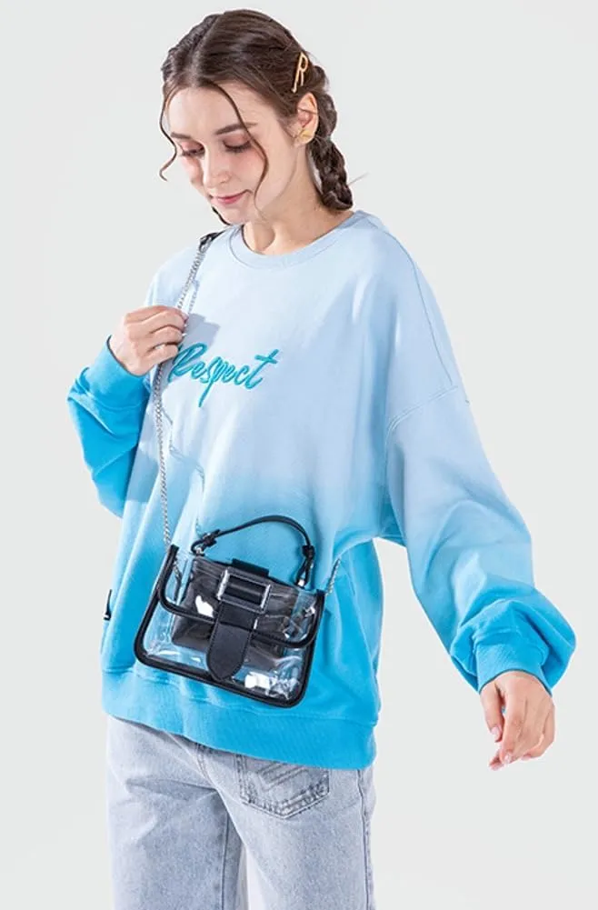 Clear Bag Stadium Events Women 2025 Trendy PVC See Through Purses Chain Shoulder Crossbody Bags Satchel Mini Handbag