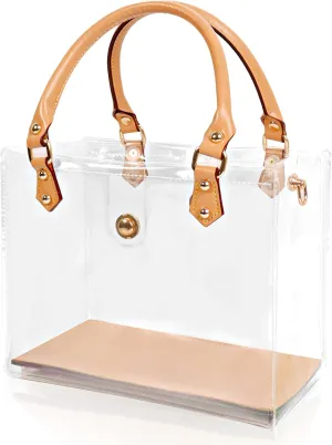 Clear PVC DIY Tote Bag Making Kit - Handmade Gift Bag Craft Accessory Tool Set