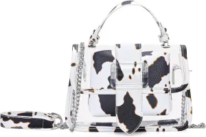 Clear Shoulder Bag Purse 2 in 1 Transparent Crossbody Bag Jelly Handbag