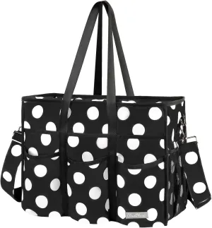 CLOUDMUSIC Large Tote Bag For Women Travel Nurse Teacher Work Waterpoof With Zipper Utility Everything Bags