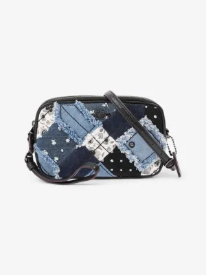 Coach Jes with Americana Patchwork Black / Blue Leather
