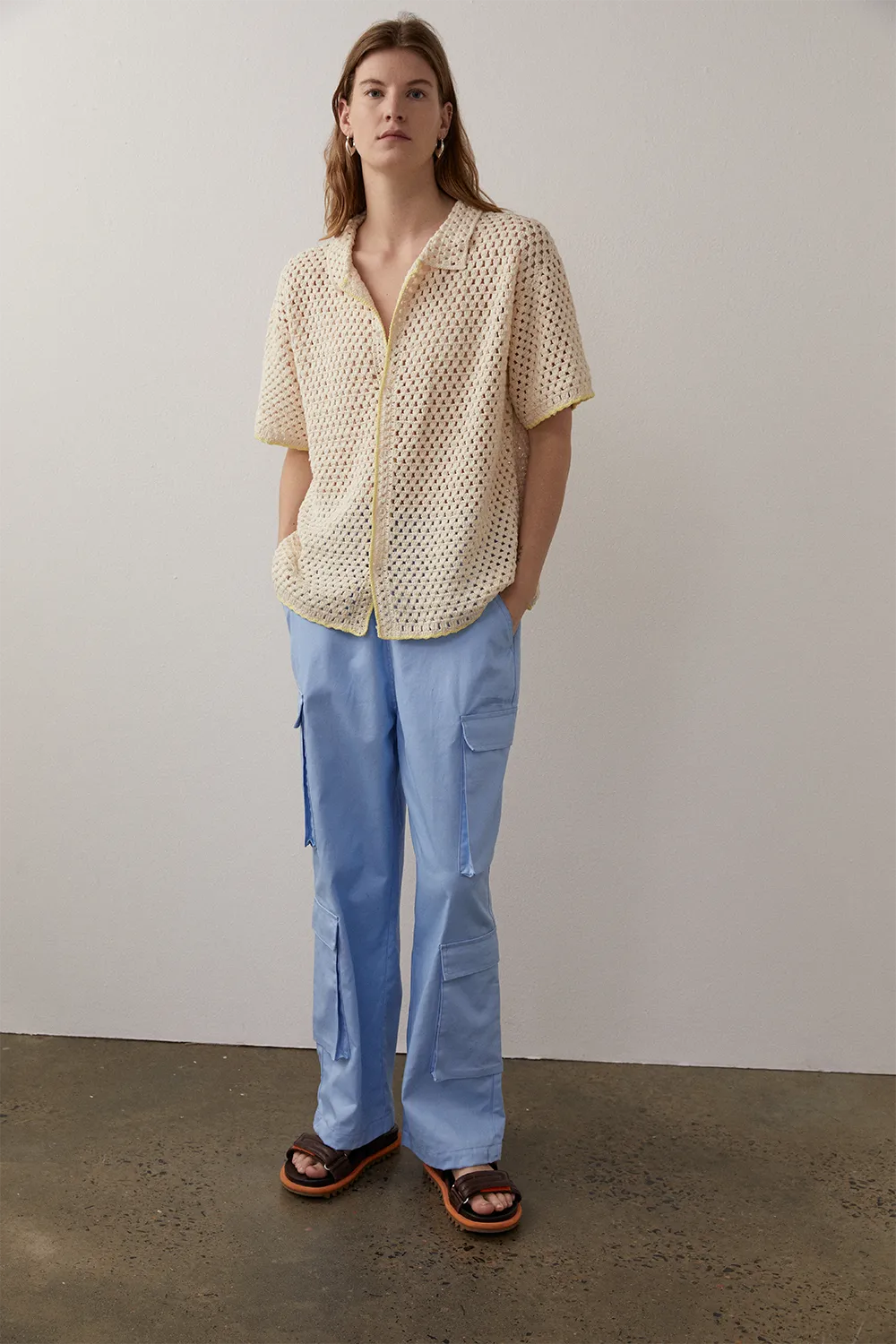 Connie Knit Shirt Cream