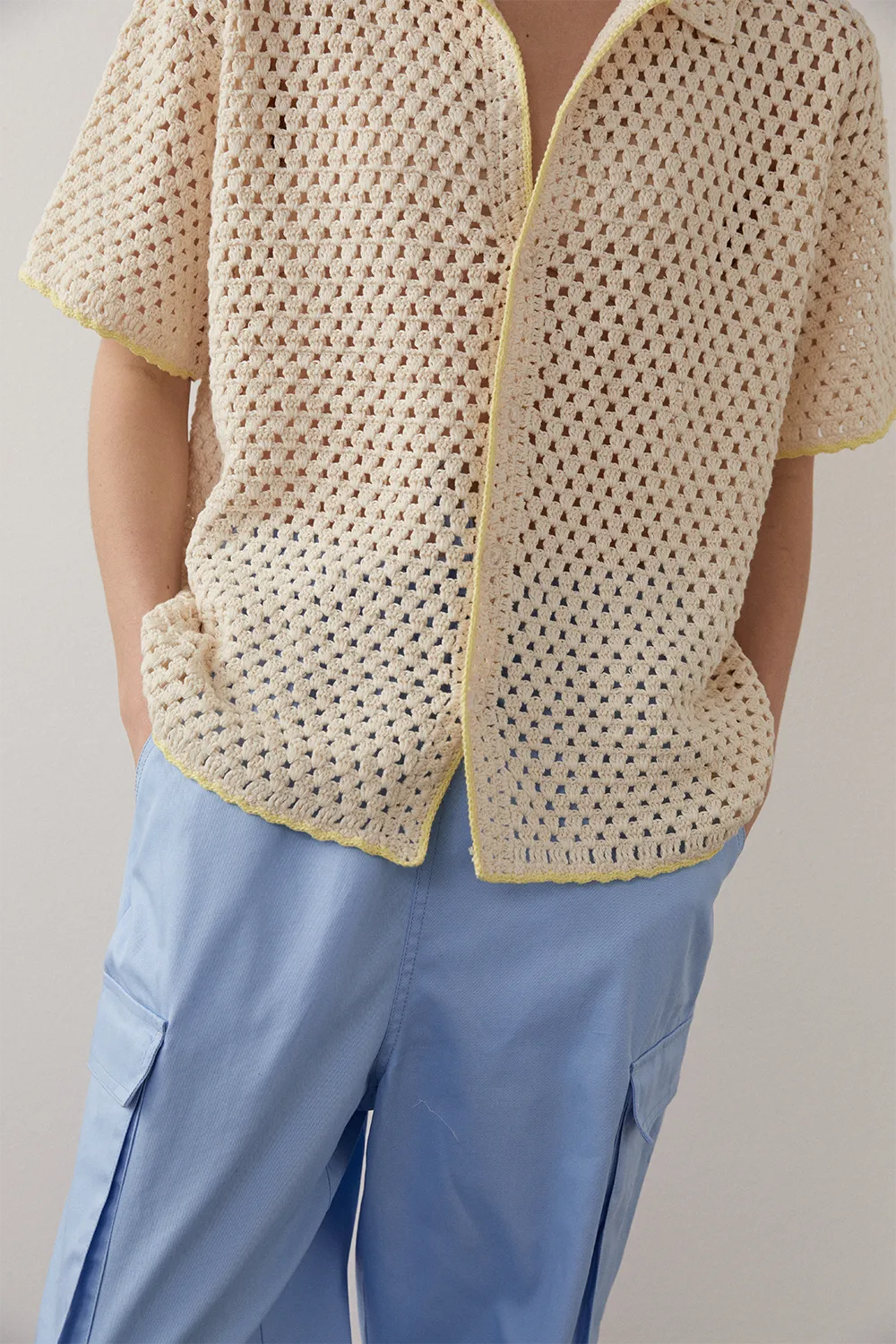Connie Knit Shirt Cream