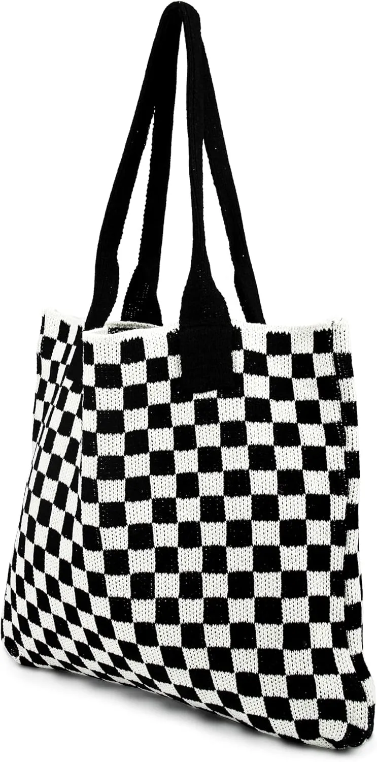 Crochet Bags for Women Summer Beach Tote Bag Large Capacity Shoulder Bag Aesthetic Hobo Bag Knit Bag Hippie Bag