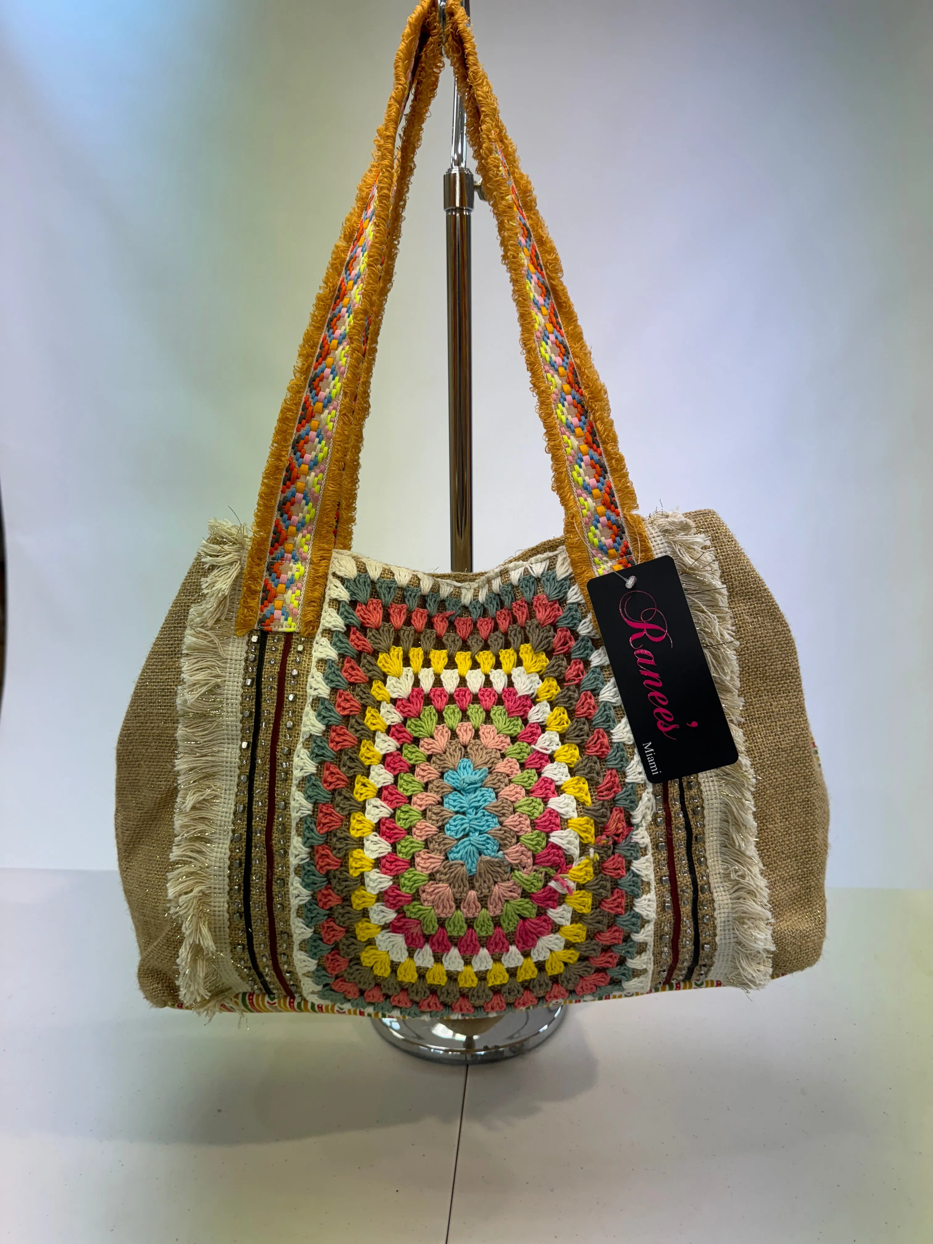 Crochet tote